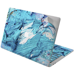 Lex Altern Vinyl MacBook Skin Blue Gouaches Art