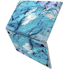 Lex Altern Vinyl MacBook Skin Blue Gouaches Art