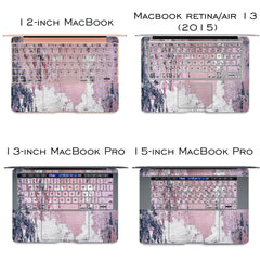 Lex Altern Vinyl MacBook Skin Pink Watercolor