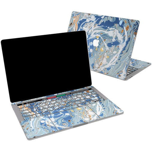 Lex Altern Vinyl MacBook Skin Blue Paint for your Laptop Apple Macbook.