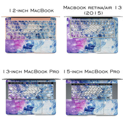 Lex Altern Vinyl MacBook Skin Frozen Abstract