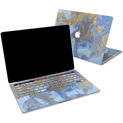 Lex Altern Vinyl MacBook Skin Beautiful Blue Paint for your Laptop Apple Macbook.