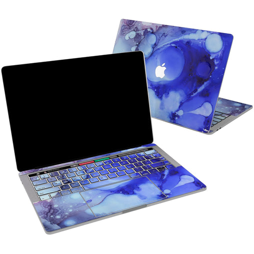 Lex Altern Vinyl MacBook Skin Abstract Blue Theme for your Laptop Apple Macbook.