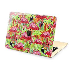 Lex Altern Hard Plastic MacBook Case Tropical Birds Design