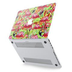 Lex Altern Hard Plastic MacBook Case Tropical Birds Design
