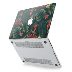 Lex Altern Hard Plastic MacBook Case Monstera Design Pattern