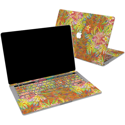 Lex Altern Vinyl MacBook Skin Bright Monstera for your Laptop Apple Macbook.