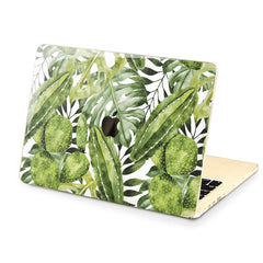 Lex Altern Hard Plastic MacBook Case Green Plants Print