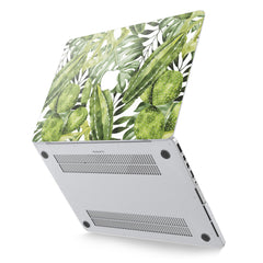Lex Altern Hard Plastic MacBook Case Green Plants Print
