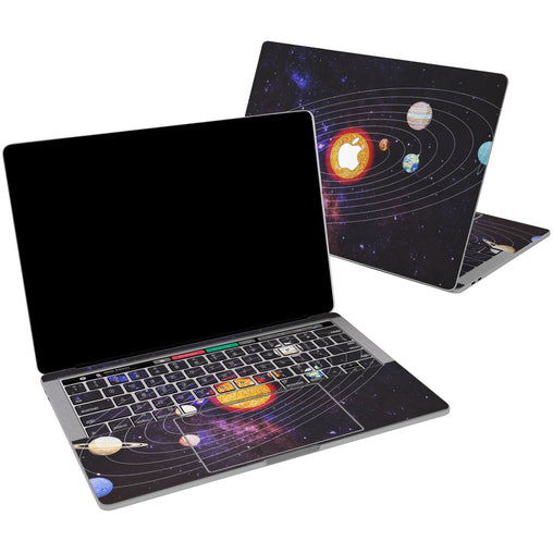 Lex Altern Vinyl MacBook Skin Solar System for your Laptop Apple Macbook.