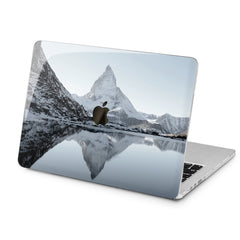 Lex Altern Snowy Mountains Print Case for your Laptop Apple Macbook.