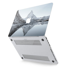 Lex Altern Hard Plastic MacBook Case Snowy Mountains Print