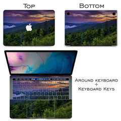 Lex Altern Vinyl MacBook Skin Sunset Sky