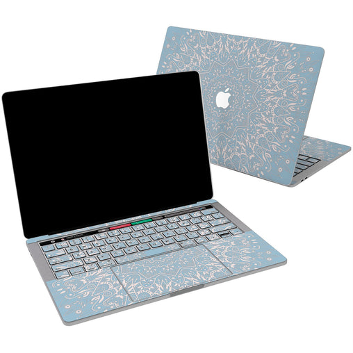 Lex Altern Vinyl MacBook Skin White Mandala for your Laptop Apple Macbook.