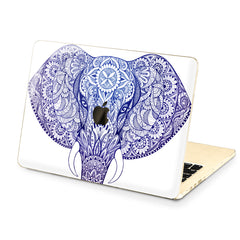 Lex Altern Hard Plastic MacBook Case Indian Elephant Design