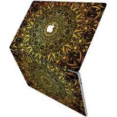 Lex Altern Vinyl MacBook Skin Yellow Mandala