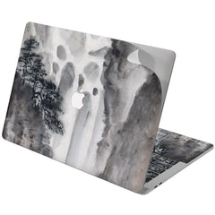 Lex Altern Vinyl MacBook Skin Watercolor Grey Paint
