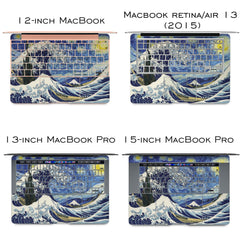 Lex Altern Vinyl MacBook Skin Big Wave Print