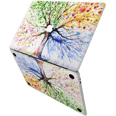 Lex Altern Vinyl MacBook Skin Colored Tree Art