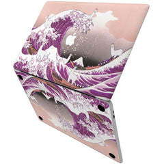 Lex Altern Vinyl MacBook Skin Pink Big Wave