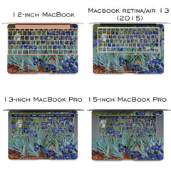 Lex Altern Vinyl MacBook Skin Watercolor Irises