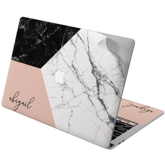 Lex Altern Vinyl MacBook Skin geometric Marble