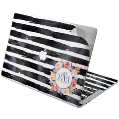 Lex Altern Vinyl MacBook Skin Floral Zebra Print