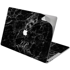 Lex Altern Vinyl MacBook Skin Black Marble