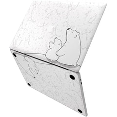 Lex Altern Vinyl MacBook Skin Polar Bears