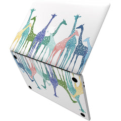 Lex Altern Vinyl MacBook Skin Colorful Giraffes