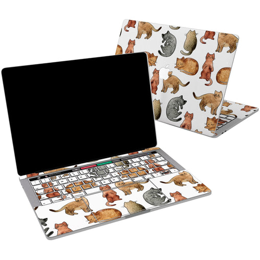 Lex Altern Vinyl MacBook Skin Cute Cats for your Laptop Apple Macbook.