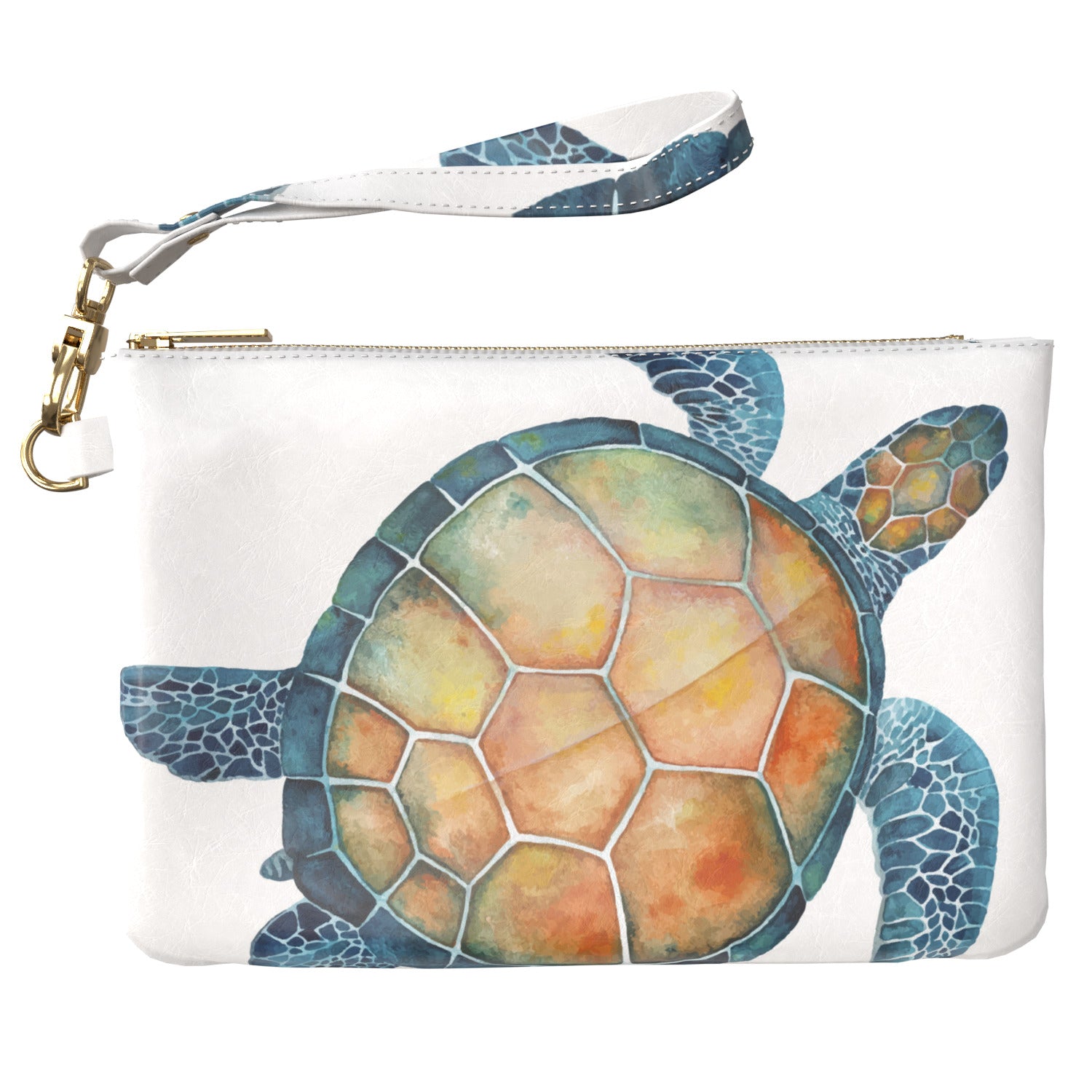 Lex Altern Makeup Bag Watercolor Turtle