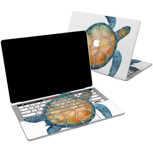Lex Altern Vinyl MacBook Skin Watercolor Turtle for your Laptop Apple Macbook.
