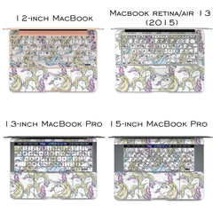 Lex Altern Vinyl MacBook Skin Unicorn Pattern