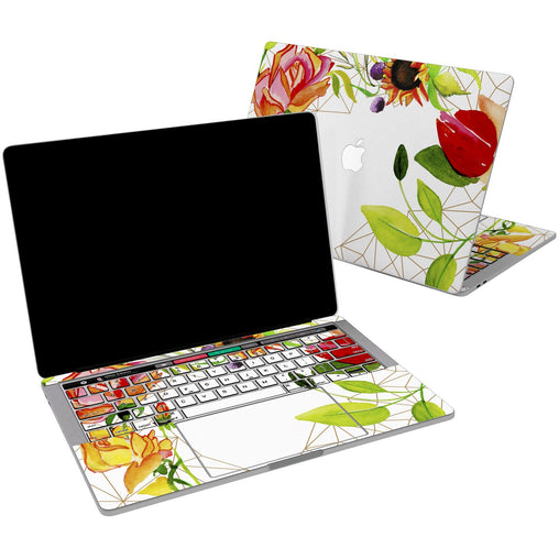 Lex Altern Vinyl MacBook Skin Bright Plants for your Laptop Apple Macbook.
