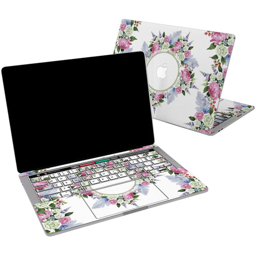 Lex Altern Vinyl MacBook Skin Flower Wreath for your Laptop Apple Macbook.