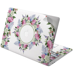 Lex Altern Vinyl MacBook Skin Flower Wreath
