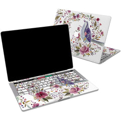 Lex Altern Vinyl MacBook Skin Wildflower Bird for your Laptop Apple Macbook.