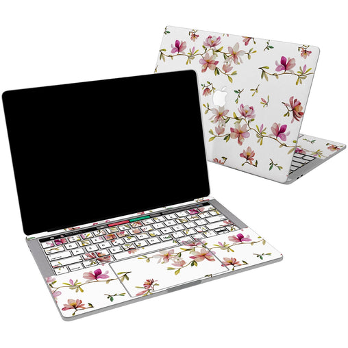 Lex Altern Vinyl MacBook Skin Magnolia Flowers for your Laptop Apple Macbook.