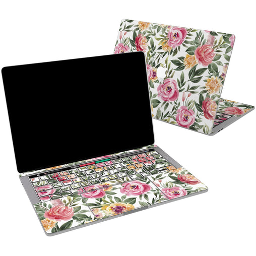 Lex Altern Vinyl MacBook Skin Floral Leaves for your Laptop Apple Macbook.