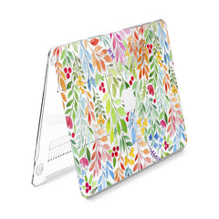 Lex Altern Hard Plastic MacBook Case Colorful Plants Design