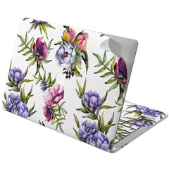 Lex Altern Vinyl MacBook Skin Purple Peony Bloom
