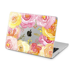 Lex Altern Orange Roses Design Case for your Laptop Apple Macbook.