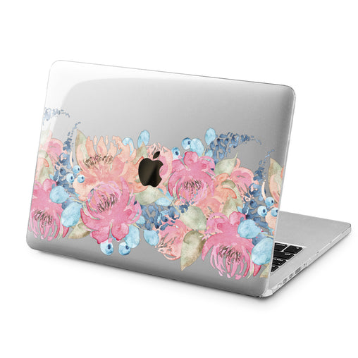 Lex Altern Vintage Flowers Print Case for your Laptop Apple Macbook.