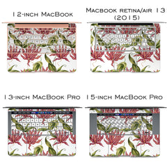 Lex Altern Vinyl MacBook Skin Floral Plants