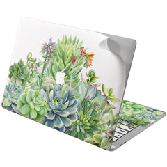Lex Altern Vinyl MacBook Skin Greeen Succulents