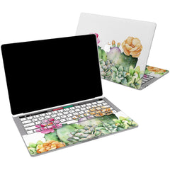 Lex Altern Vinyl MacBook Skin Cactus in Bloom for your Laptop Apple Macbook.
