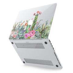 Lex Altern Hard Plastic MacBook Case Watercolor Cactus