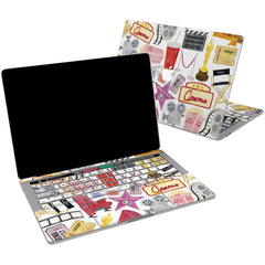 Lex Altern Vinyl MacBook Skin Cinema Pattern for your Laptop Apple Macbook.