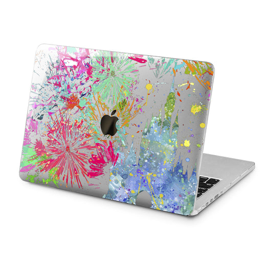 Lex Altern Colorful Castle  Case for your Laptop Apple Macbook.